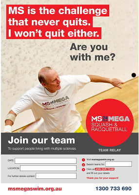 MS Mega Squash & Racquetball - Join Our Team Poster